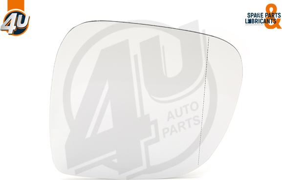 4U Autoparts 41548VV - Güzgü Şüşəsi, xarici güzgü furqanavto.az