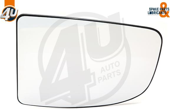 4U Autoparts 41563PU - Güzgü Şüşəsi, xarici güzgü furqanavto.az