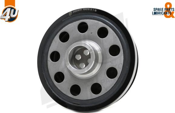 4U Autoparts 51003BW - Kəmər kasnağı, krank mili furqanavto.az