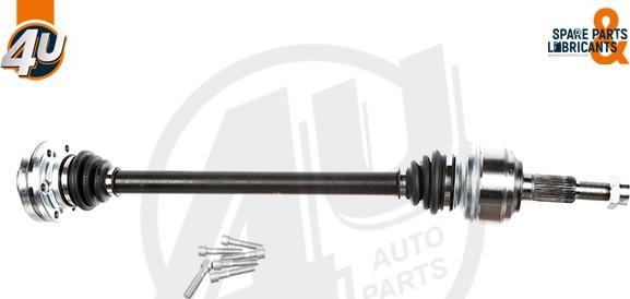 4U Autoparts 51239VV - Sürücü mili furqanavto.az