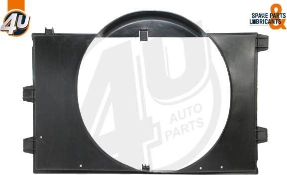 4U Autoparts 15951MR - Qapaq, radiator ventilyatoru www.furqanavto.az