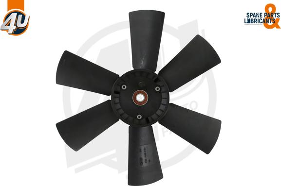 4U Autoparts 15353MR - Fan Təkəri, mühərrikin soyudulması furqanavto.az