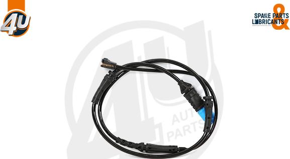 4U Autoparts 12458BW - Xəbərdarlıq Kontakt, əyləc padinin aşınması furqanavto.az