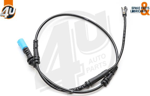 4U Autoparts 12457BW - Xəbərdarlıq Kontakt, əyləc padinin aşınması furqanavto.az