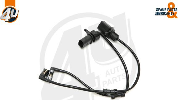 4U Autoparts 12464VV - Xəbərdarlıq Kontakt, əyləc padinin aşınması www.furqanavto.az