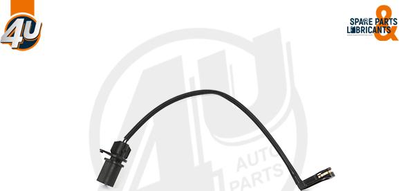 4U Autoparts 12467VV - Xəbərdarlıq Kontakt, əyləc padinin aşınması www.furqanavto.az