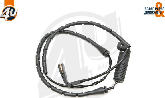 4U Autoparts 12407BW - Xəbərdarlıq Kontakt, əyləc padinin aşınması furqanavto.az