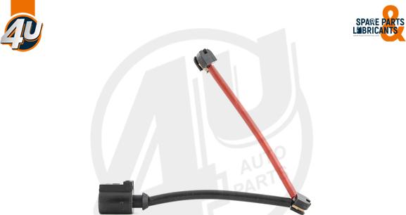 4U Autoparts 12471PR - Xəbərdarlıq Kontakt, əyləc padinin aşınması furqanavto.az