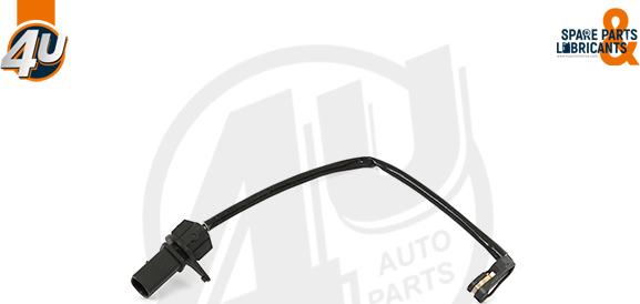 4U Autoparts 12478VV - Xəbərdarlıq Kontakt, əyləc padinin aşınması furqanavto.az