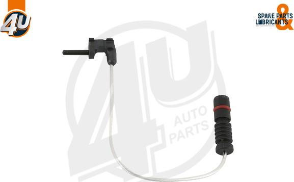 4U Autoparts 12366MR - Xəbərdarlıq Kontakt, əyləc padinin aşınması furqanavto.az