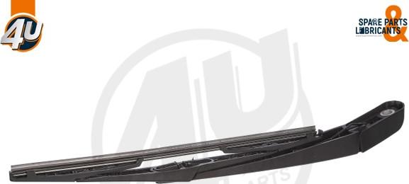 4U Autoparts 17268PU - Siləcək qol dəsti, pəncərənin təmizlənməsi furqanavto.az