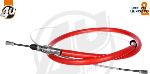 4U Autoparts 38313PU - Kabel, dayanacaq əyləci furqanavto.az