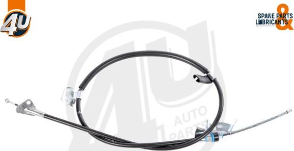 4U Autoparts 38339PU - Kabel, dayanacaq əyləci furqanavto.az