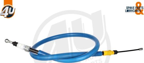 4U Autoparts 38331PU - Kabel, dayanacaq əyləci furqanavto.az