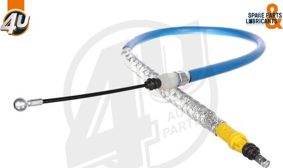 4U Autoparts 38332PU - Kabel, dayanacaq əyləci furqanavto.az