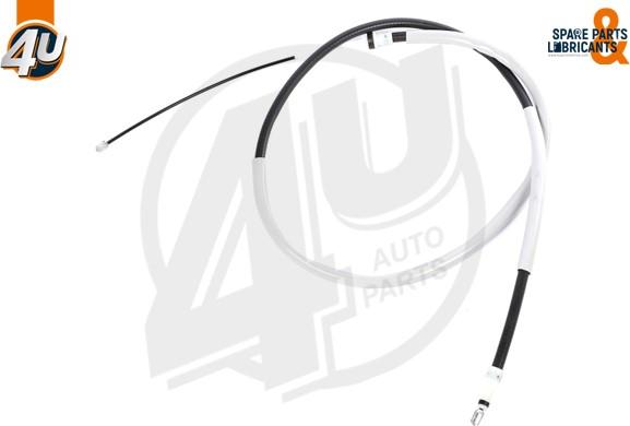 4U Autoparts 38323PU - Kabel, dayanacaq əyləci furqanavto.az