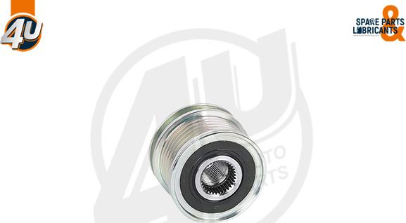 4U Autoparts 32611VV - Kasnak, alternator, sərbəst dönərli mufta www.furqanavto.az