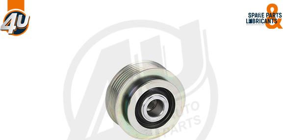 4U Autoparts 32618VV - Kasnak, alternator, sərbəst dönərli mufta furqanavto.az