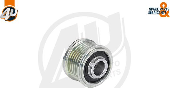 4U Autoparts 32281BW - Kasnak, alternator, sərbəst dönərli mufta furqanavto.az