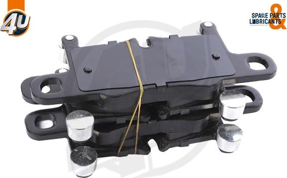 4U Autoparts 22876VV - Əyləc altlığı dəsti, əyləc diski furqanavto.az