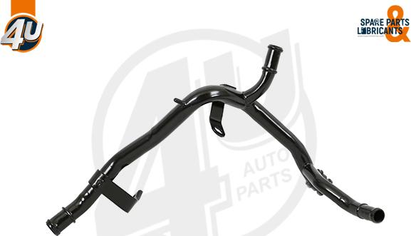 4U Autoparts 72394VV - Soyuducu borusu furqanavto.az