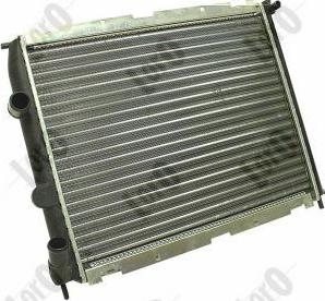 ABAKUS 042-017-0007 - Radiator, mühərrikin soyudulması furqanavto.az