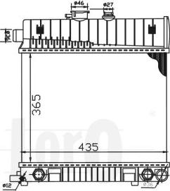 ABAKUS 054-017-0021 - Radiator, mühərrikin soyudulması furqanavto.az