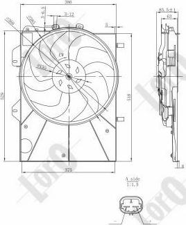 ABAKUS 009-014-0013 - Fen, radiator furqanavto.az