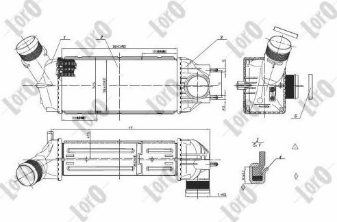 ABAKUS 009-018-0011 - Intercooler, şarj cihazı furqanavto.az