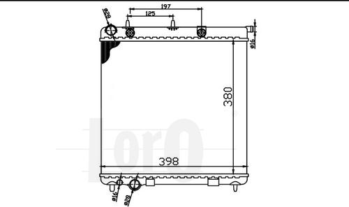 ABAKUS 009-017-0046 - Radiator, mühərrikin soyudulması furqanavto.az