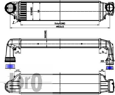 ABAKUS 004-018-0002 - Intercooler, şarj cihazı furqanavto.az