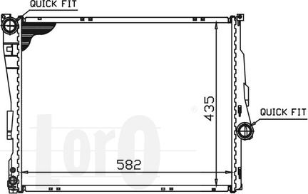 ABAKUS 004-017-0008 - Radiator, mühərrikin soyudulması furqanavto.az