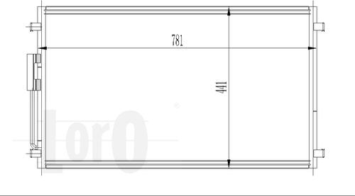 ABAKUS 008-016-0004 - Kondenser, kondisioner furqanavto.az