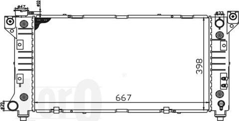 ABAKUS 008-017-0007 - Radiator, mühərrikin soyudulması furqanavto.az