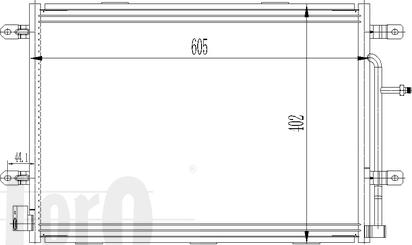 ABAKUS 003-016-0015 - Kondenser, kondisioner furqanavto.az