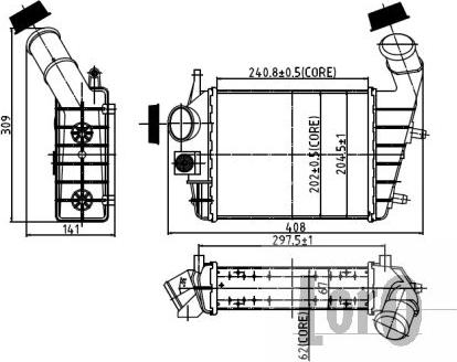 ABAKUS 002-018-0002 - Intercooler, şarj cihazı furqanavto.az