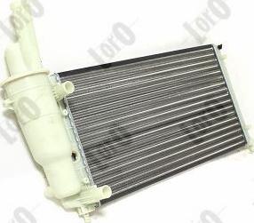 ABAKUS 016-017-0012 - Radiator, mühərrikin soyudulması furqanavto.az