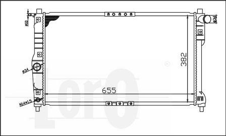 ABAKUS 011-017-0002 - Radiator, mühərrikin soyudulması furqanavto.az