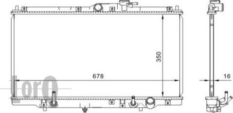 ABAKUS 018-017-0009 - Radiator, mühərrikin soyudulması furqanavto.az