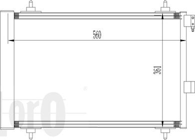 ABAKUS 038-016-0015 - Kondenser, kondisioner furqanavto.az