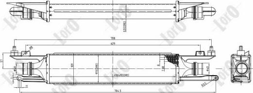 ABAKUS 037-018-0019 - Intercooler, şarj cihazı furqanavto.az