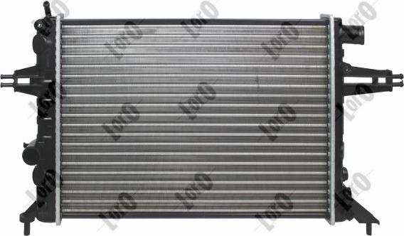 ABAKUS 037-017-0022 - Radiator, mühərrikin soyudulması furqanavto.az