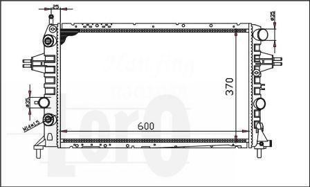 ABAKUS 037-017-0073 - Radiator, mühərrikin soyudulması furqanavto.az