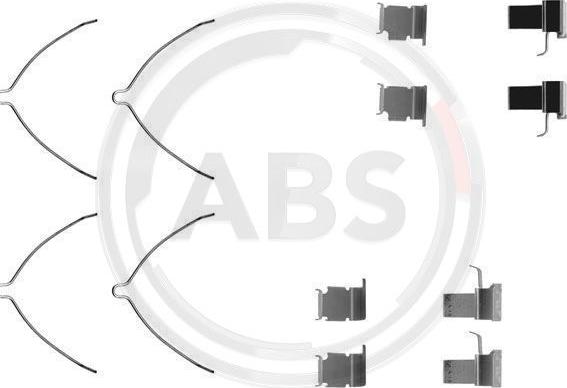 A.B.S. 1261Q - Disk əyləc pedləri üçün aksesuar dəsti furqanavto.az