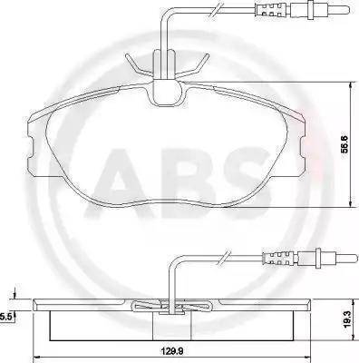 BOSCH F 026 000 052 - Əyləc altlığı dəsti, əyləc diski furqanavto.az