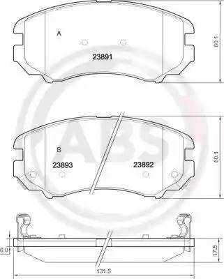 Sangsin Brake SP1155 - Əyləc altlığı dəsti, əyləc diski furqanavto.az