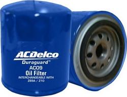 ACDelco AC09 - Yağ filtri furqanavto.az