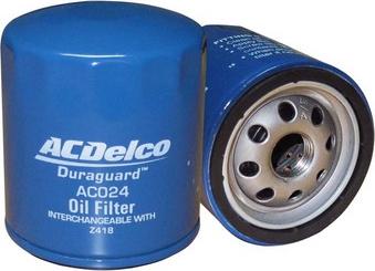 ACDelco AC024 - Yağ filtri furqanavto.az