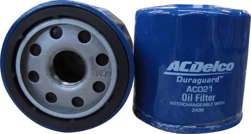 ACDelco AC021 - Yağ filtri furqanavto.az