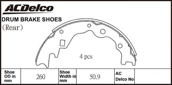 ACDelco ACBS1587 - Əyləc Başlığı Dəsti furqanavto.az